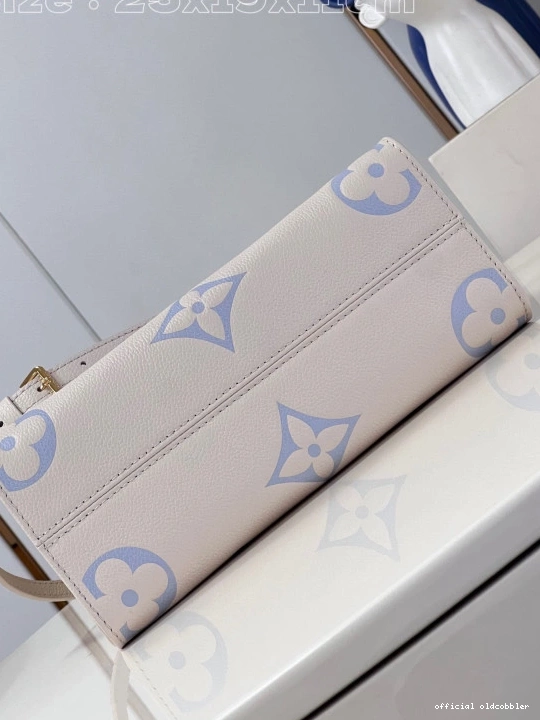Official oldcobbler VUITTON ONTHEGO LOUIS PM-25*19*11.5cm 0712